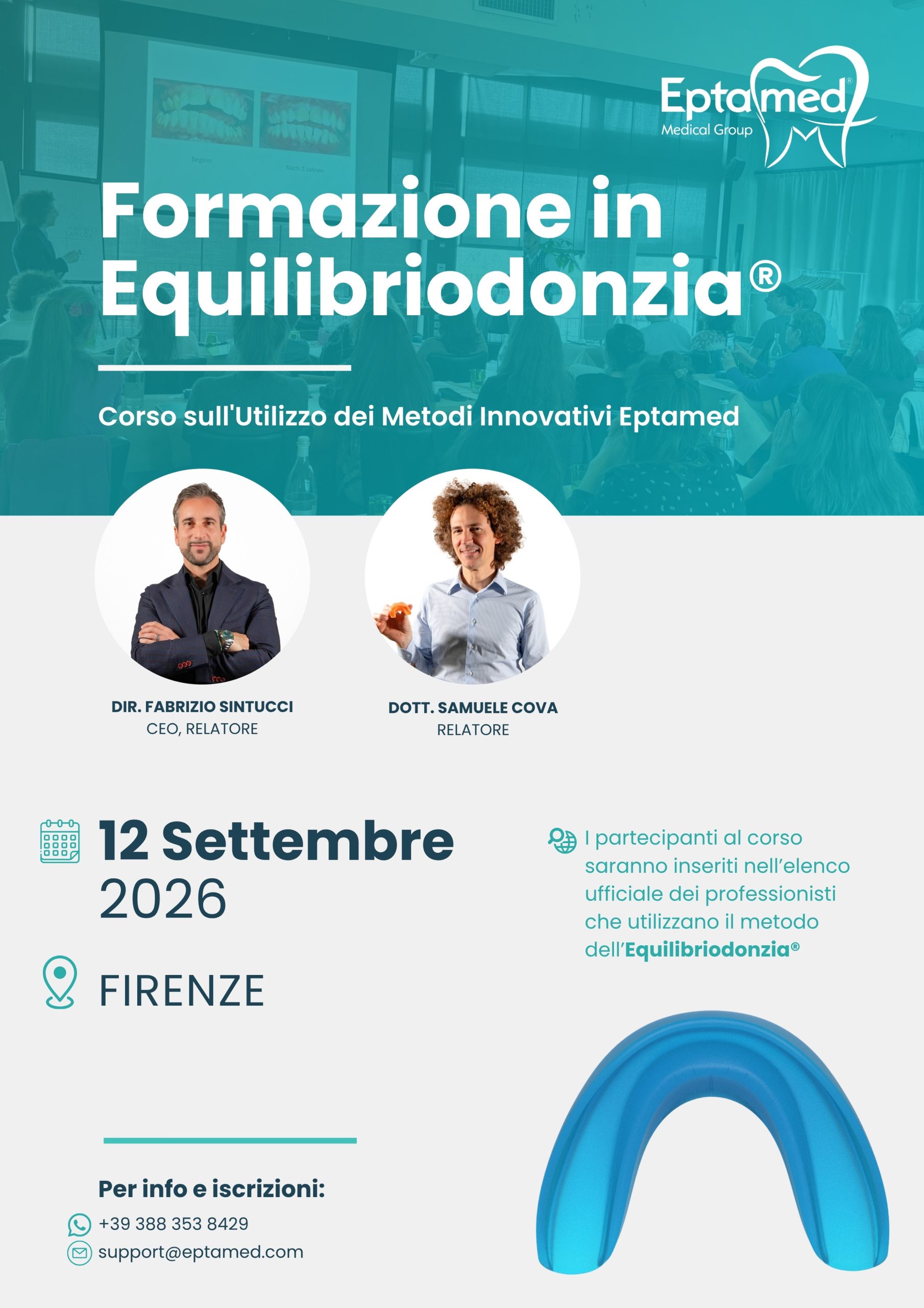 Formazione in Equilibriodonzia® – Corso rivolto a odontoiatri – 12 Settembre 2026 – FIRENZE 1