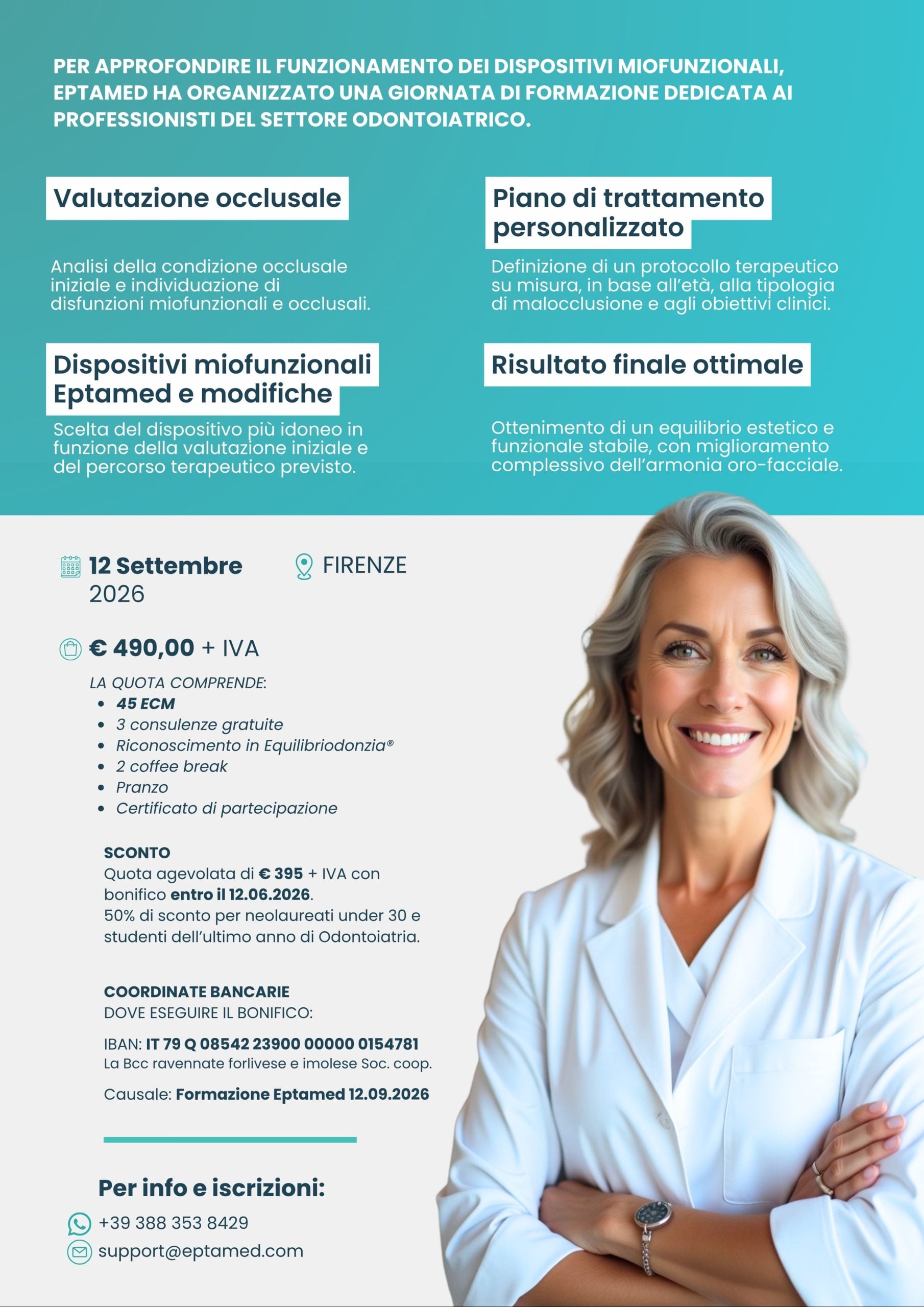 Formazione in Equilibriodonzia® – Corso rivolto a odontoiatri – 12 Settembre 2026 – FIRENZE 2
