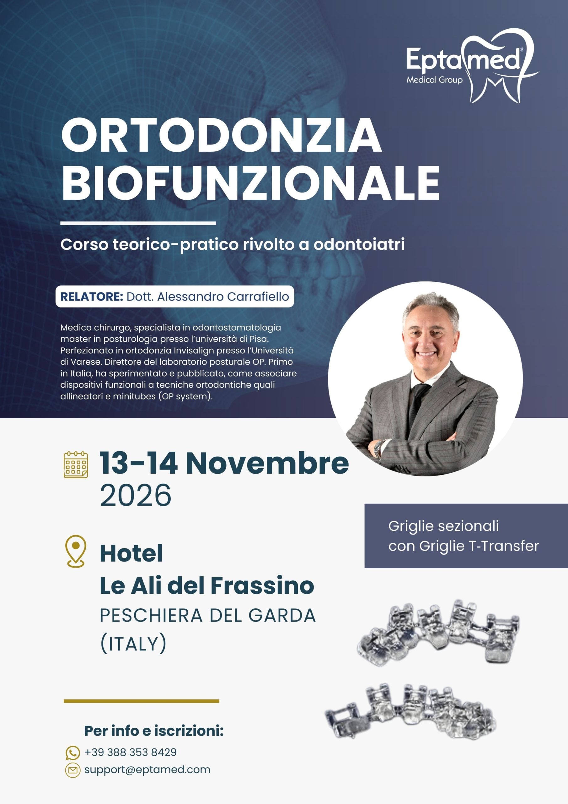ORTODONZIA BIOFUNZIONALE – Corso rivolto a odontoiatri – Novembre 2026 – Peschiera del Garda (VR) 1