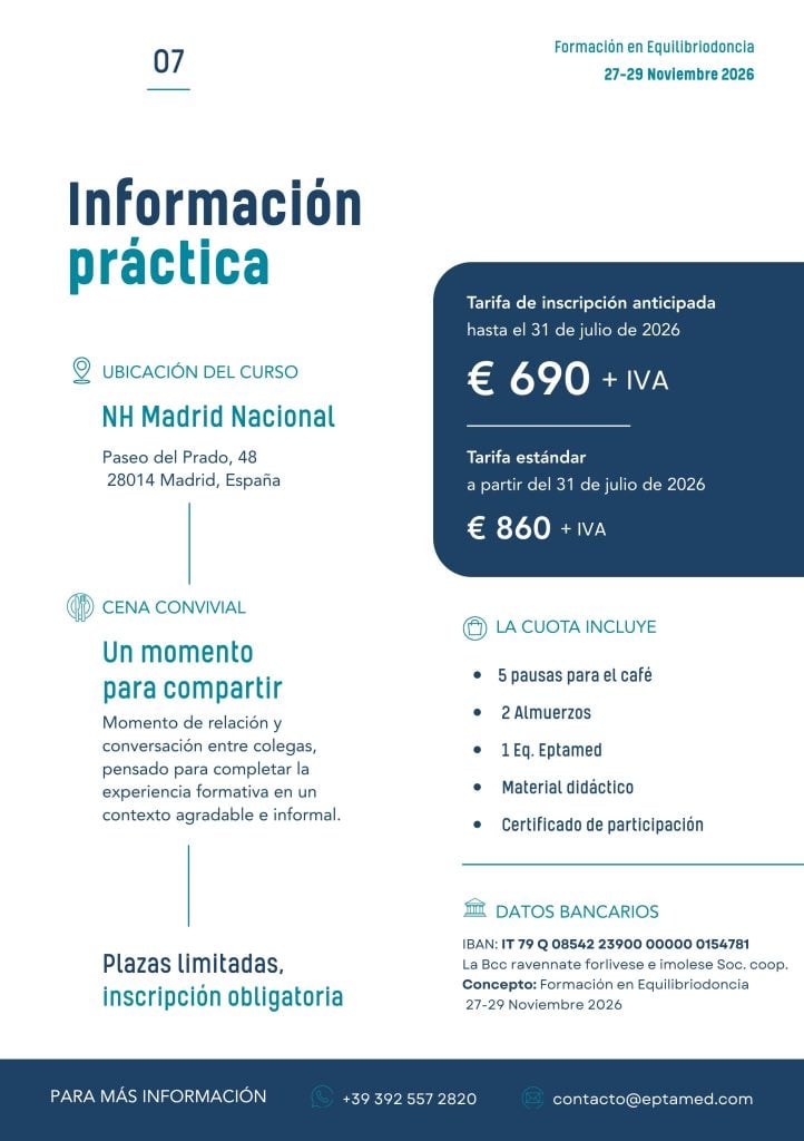 Formación en Equilibriodoncia Madrid 27-29 Noviembre 2026 - página 7