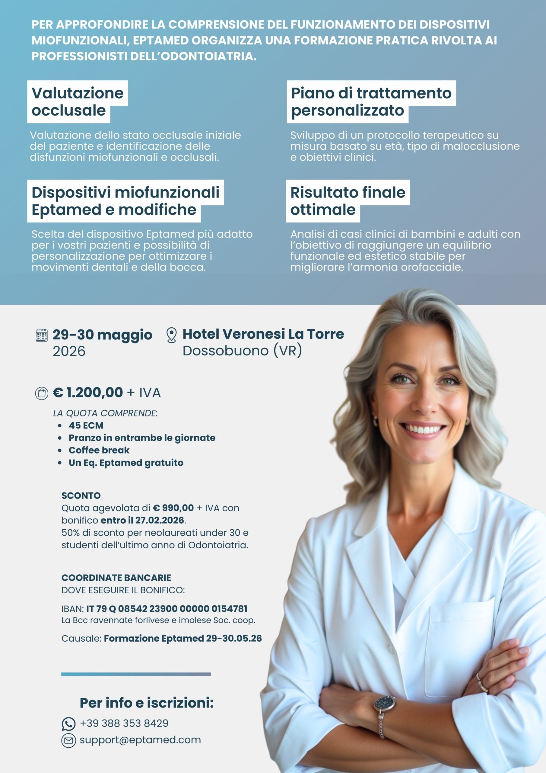 FORMAZIONE AVANZATA – Corso rivolto a odontoiatri – Maggio 2026 – Dossobuono (VR) 2