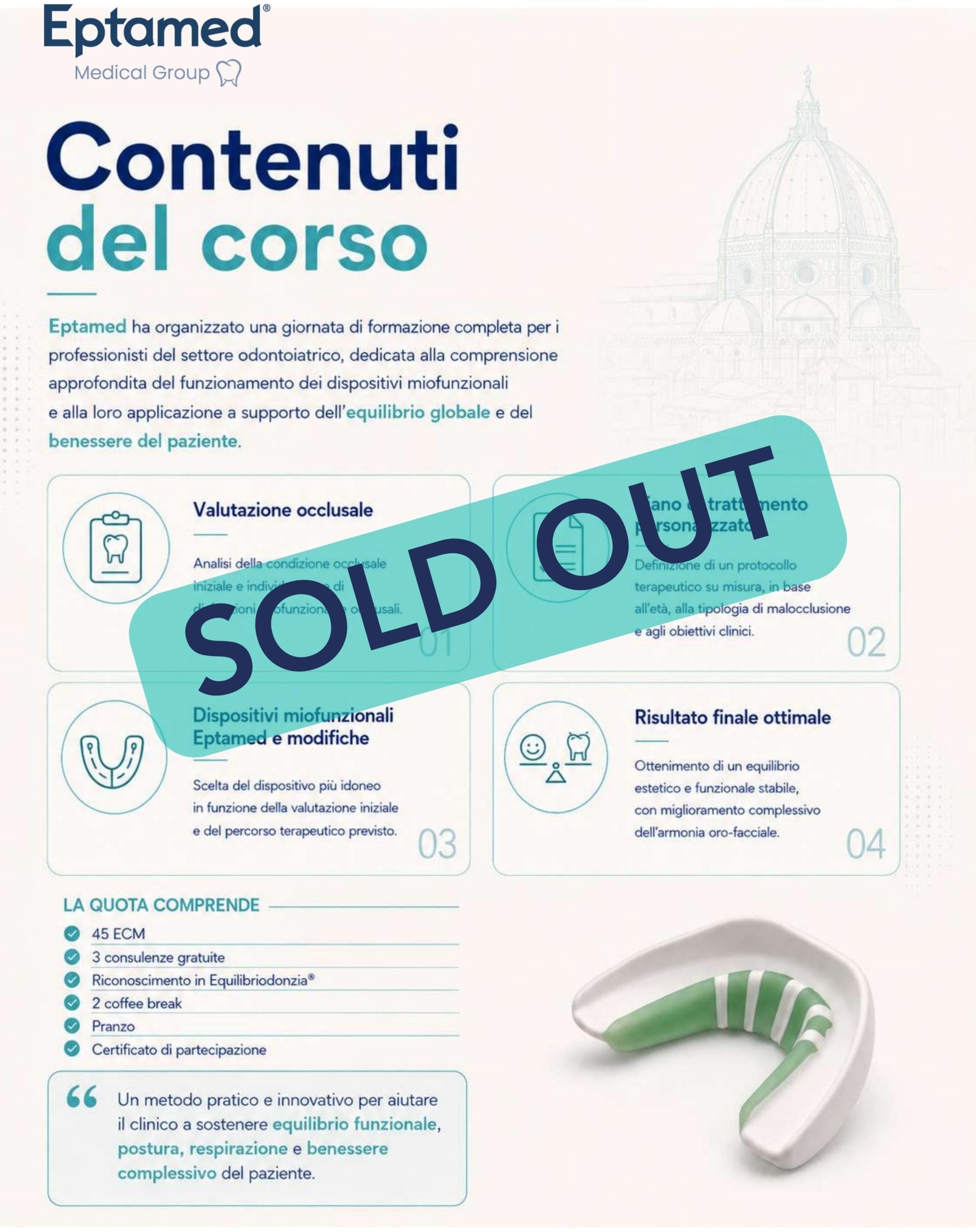 Formazione Equilibriodonzia Firenze 2026 contenuti soldout