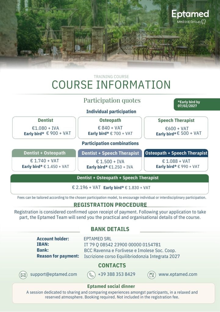 Integrated Equilibriodontics – Peschiera del Garda 7-8 May 2027 – Page 5
